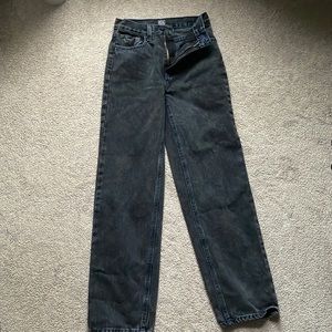 UO Black High Rise Baggy Jeans